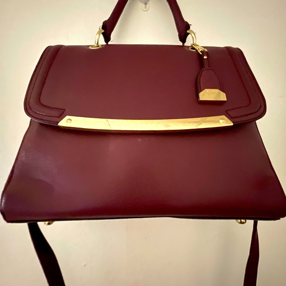Burgundy Aldo purse